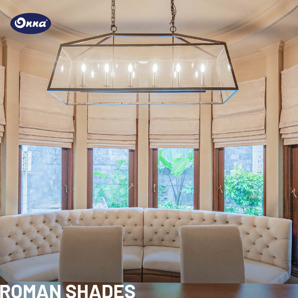 Jual ONNA Roman Shades Blind Gorden / Tirai Gulung Lipat Jendela