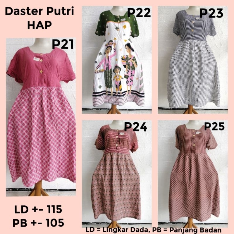 Jual Daster Chibi Putri HAP Rijek Sablon LD 110 ADEM (Harap Dibaca ...