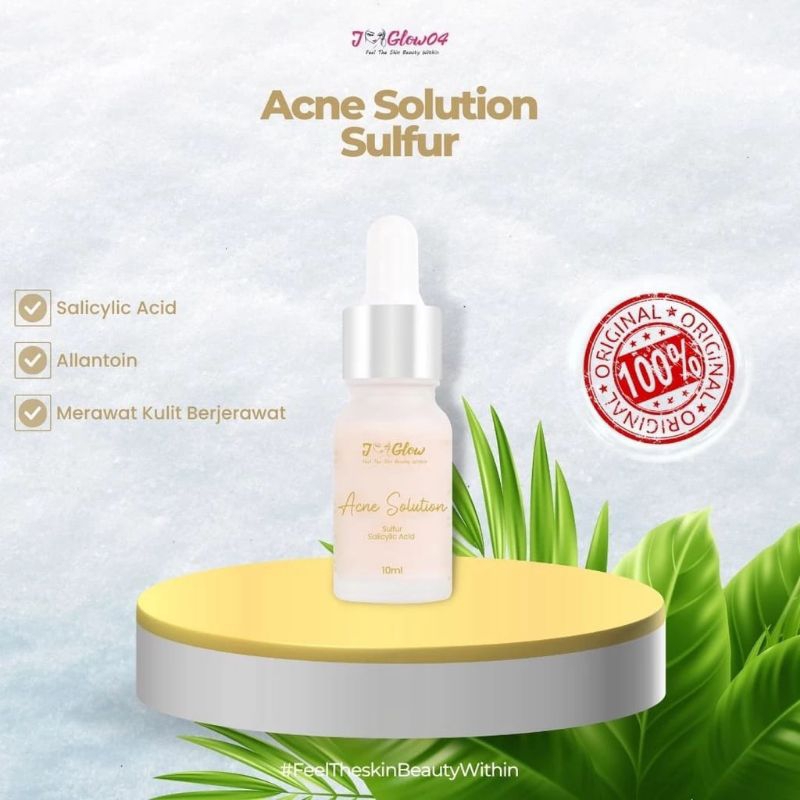 Jual Jglow Skincare Acnes Lotion Sulfur Pink Shopee Indonesia