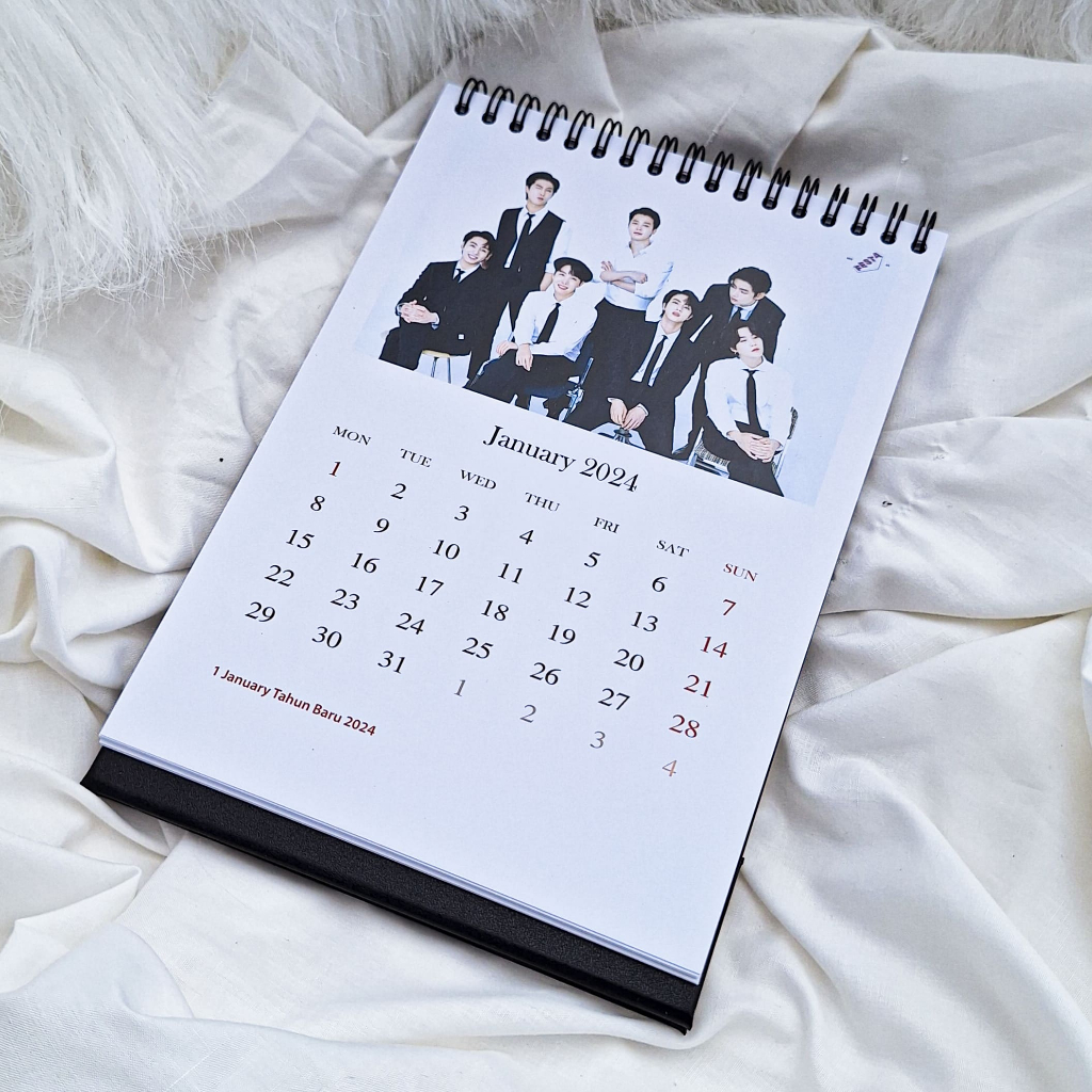 Jual Kalender Meja BTS 03 Kpop 2024 2025 Aesthetic Premium Quality ...