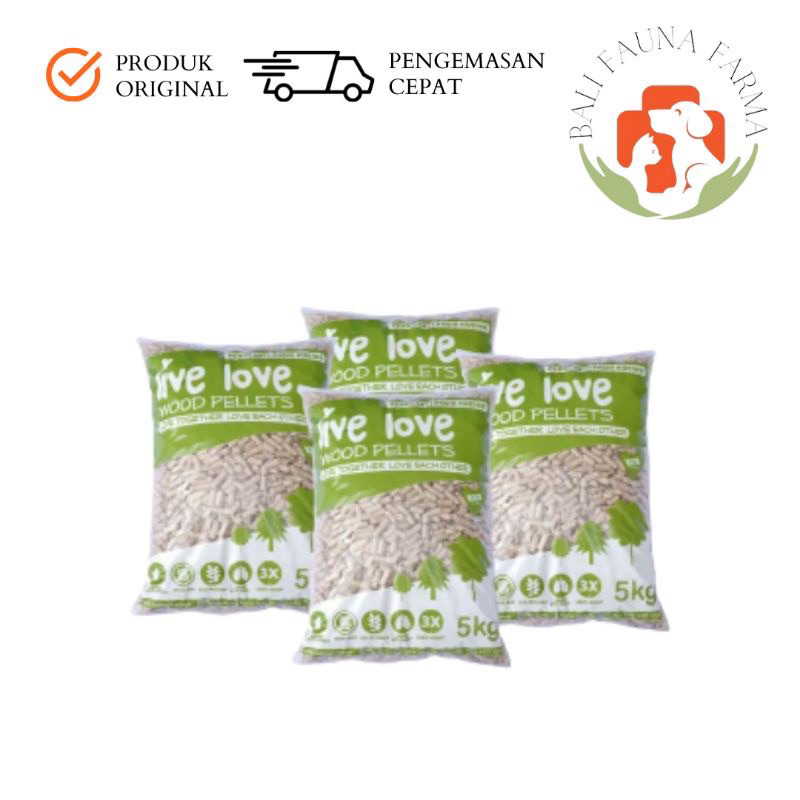 Jual Live Love Pellets (Rice Husk PelletsWood Pellet dari Sekam Padi