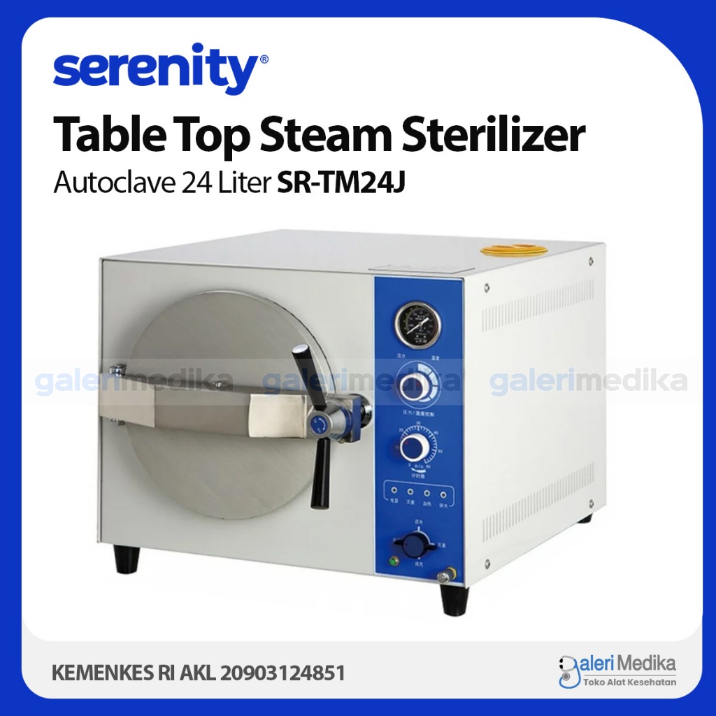 Jual Autoclave Serenity Sr Tm24j Table Top Steam Sterilizer Alat Sterilisasi Shopee Indonesia 1770