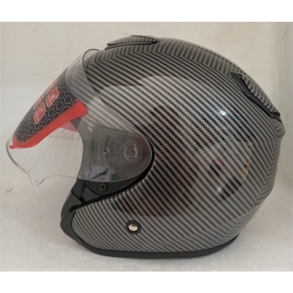 Jual Helm ACH sekelas Kyoto/ Osaka centro , ALV kaca bening BARU Half