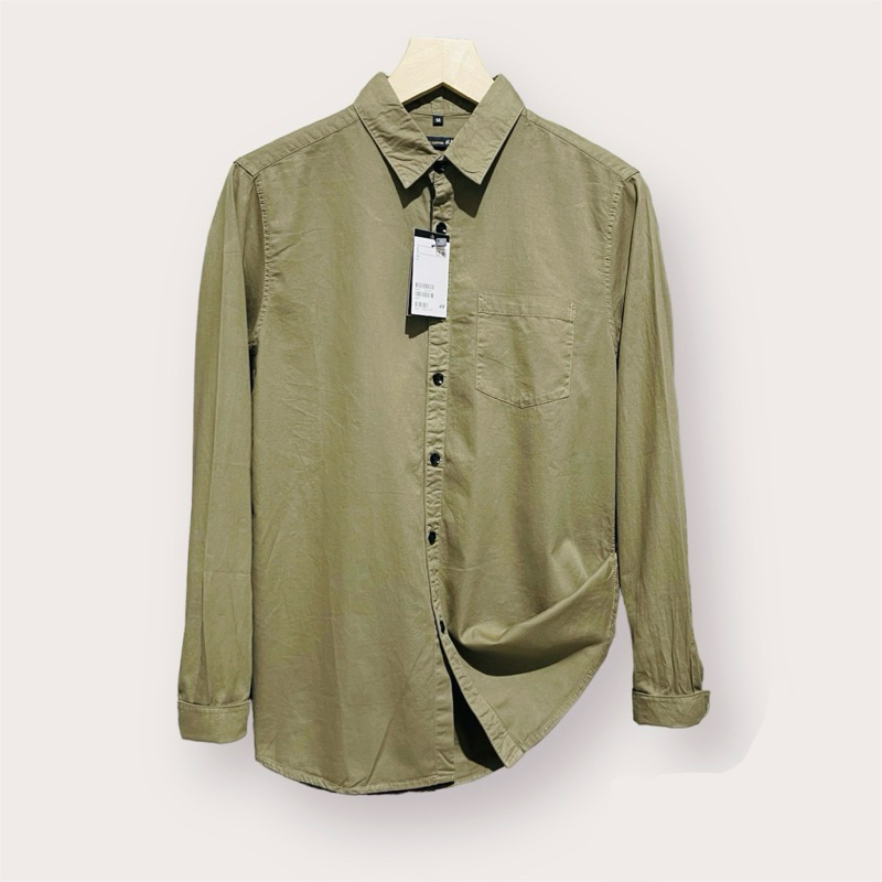 Kemeja Lengan Panjang Dusky Brown