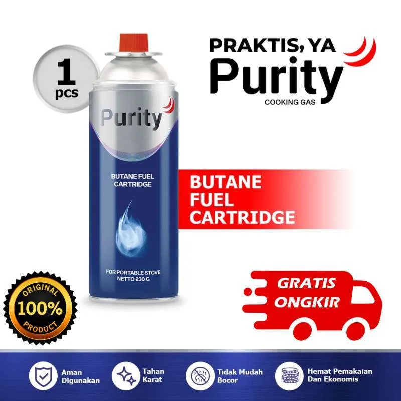 Jual PURITY Tabung Gas Kaleng Portable Butane | Shopee Indonesia