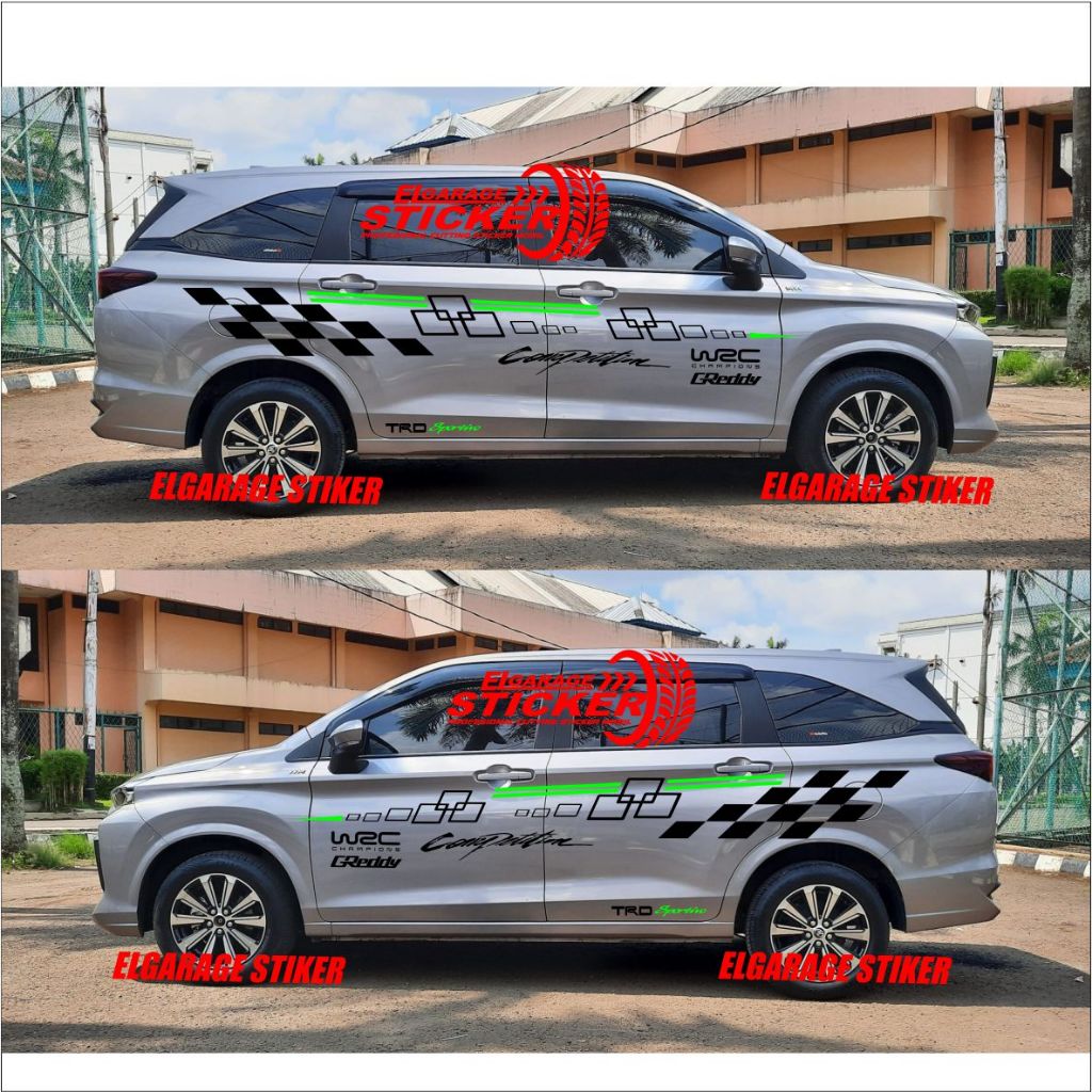 Jual sticker mobil veloz list body mobil veloz cutting sticker mobil ...