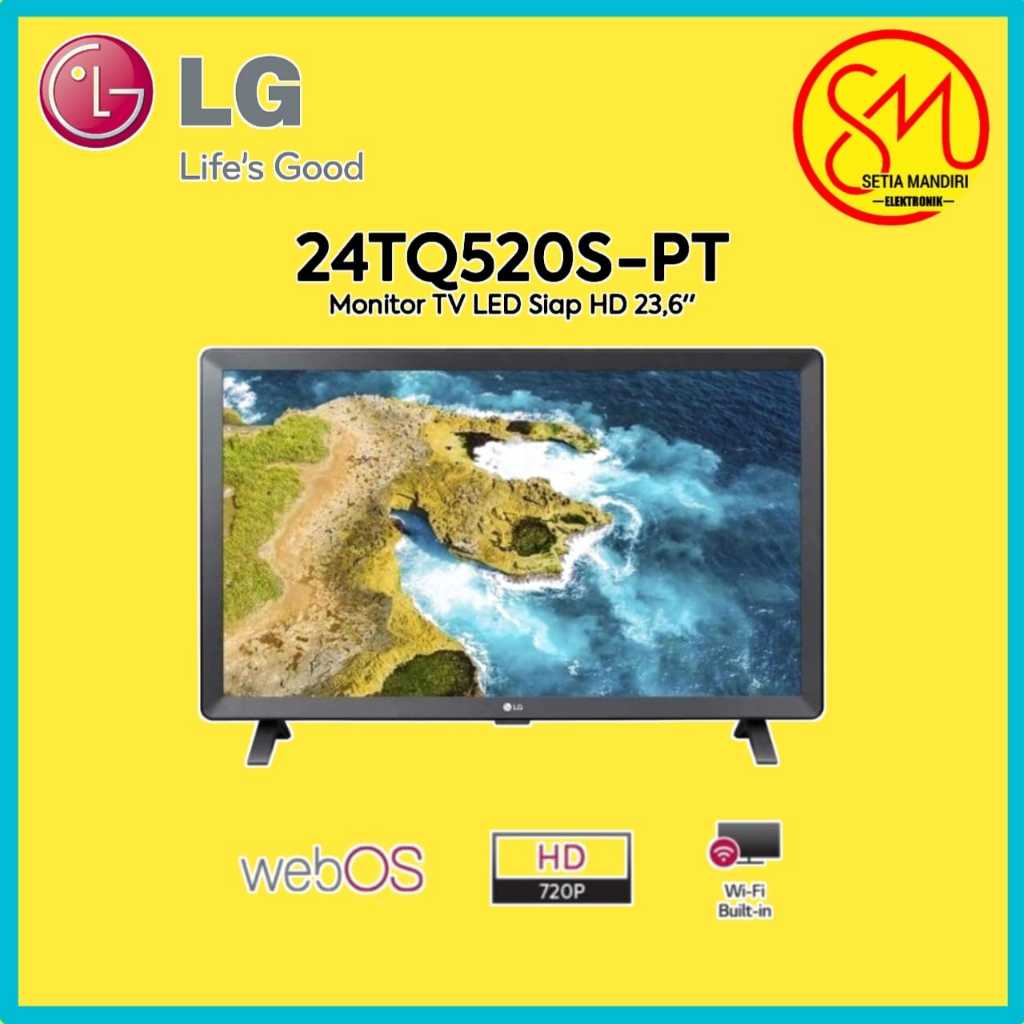 Jual [KARGO] LG 24 Inch Smart TV HD 24TQ520 / 24TQ520S HD LED OS