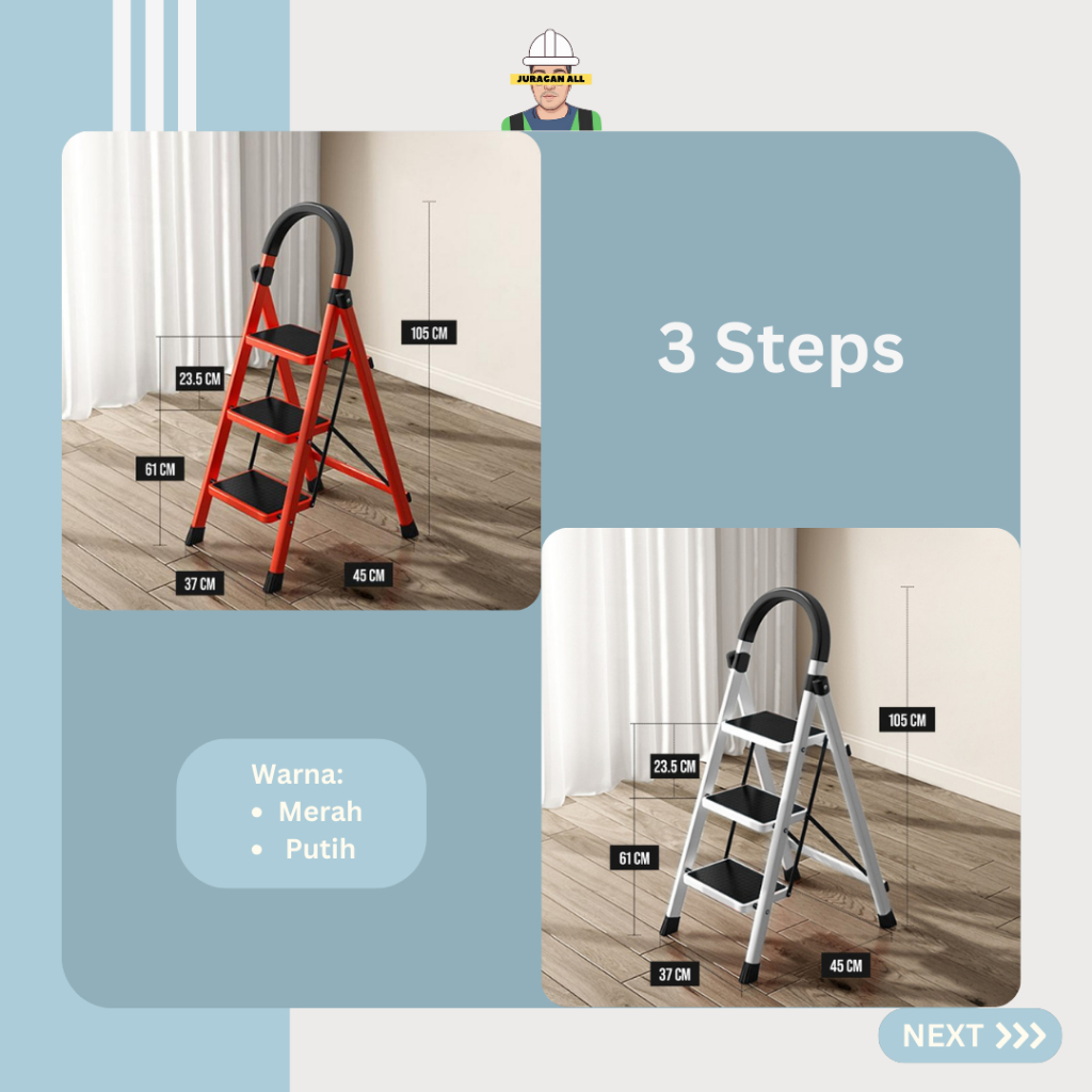 Jual TANGGA LIPAT/TANGGA PORTABLE/TANGGA BESI/TANGGA LIPAT ALUMUNIUM