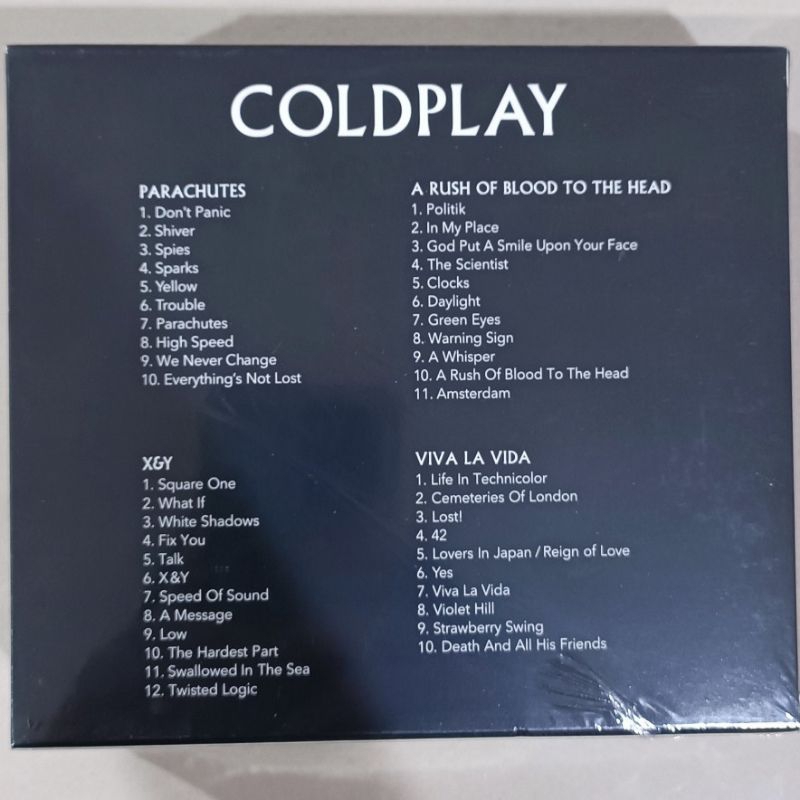 Jual CD Coldplay 4CD Catalogue Set Original | Shopee Indonesia