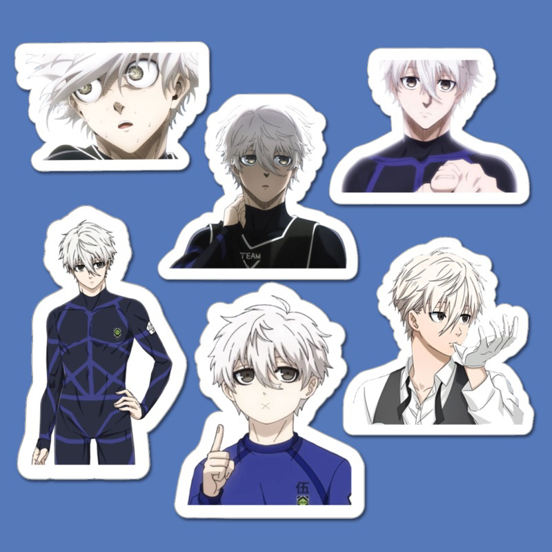 Jual Sticker Anime Blue lock Bluelock Bachira megumi ishagi Nagi ...