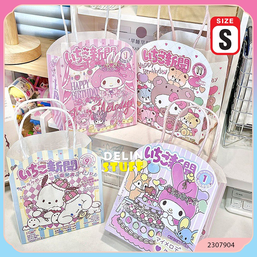 Goodie Bag Ulang Tahun Anak Cinnamoroll Tahun Anak Sanrio Snack Box Hampers  Ulang Tahun Kuromi size S (2307904)