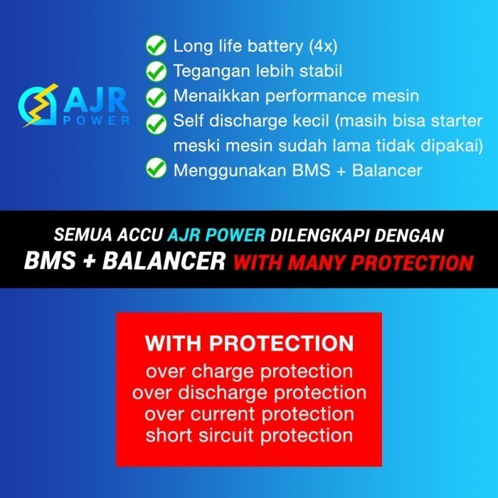 Jual ACCU Aki Lithium LiFePo4 MOBIL CRV Wuling Vios 12,8V/60AH BMS CCA