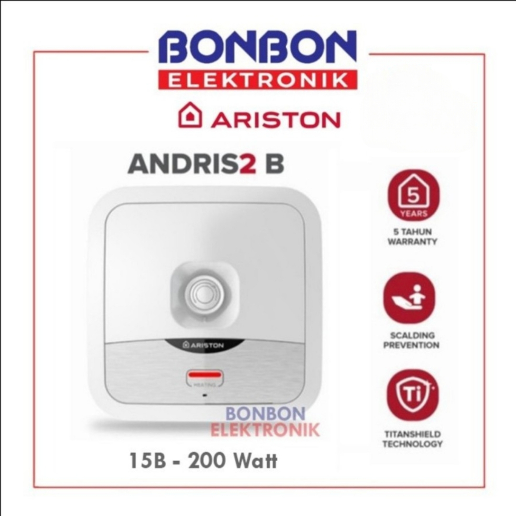 Jual Ariston Water Heater 15 Liter ANDRIS 2 15B / ANDRIS2 AN2 15 B 15L ...