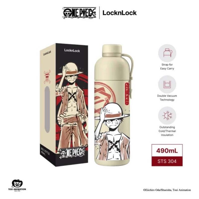 Jual Locknlock Belt Tumbler One Piece Collab Edition - Monkey D Luffy ...