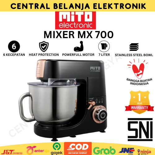 Jual MITO STAND MIXER MX 700 7 LITER / MITO MIXER MX700 / MIXER MITO