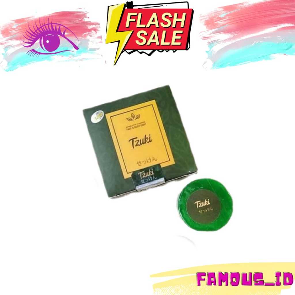 SABUN TZUKI Soap PEMUTIH WHITENING SOAP BPOM ORIGINAL 100%