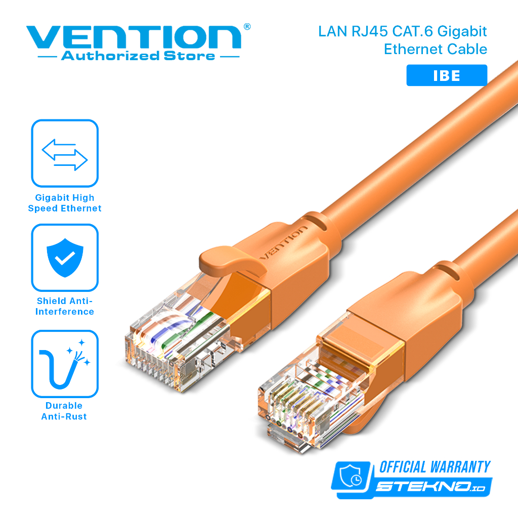 Jual Vention Kabel Lan Rj Cat Cat Gigabit Ethernet Utp Round M M