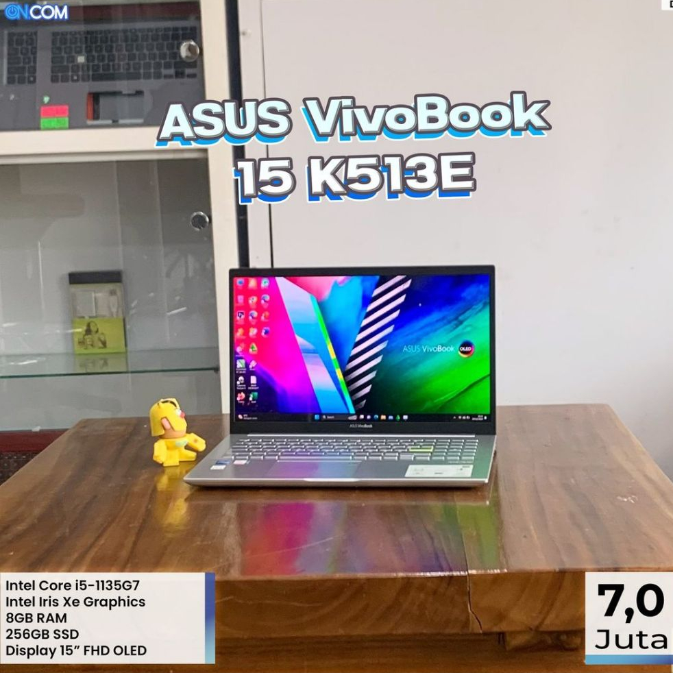 Jual ASUS VivoBook 15 K513E Layar OLED Garansi Resmi Maret 2024