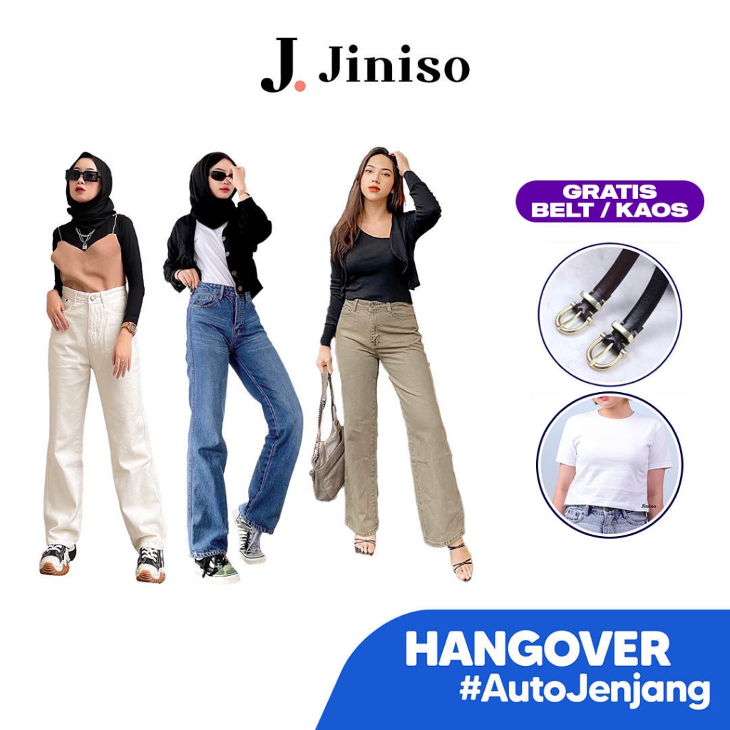 Jiniso - Highwaist Baggy Ripped Jeans 509 MYSTIC GAL