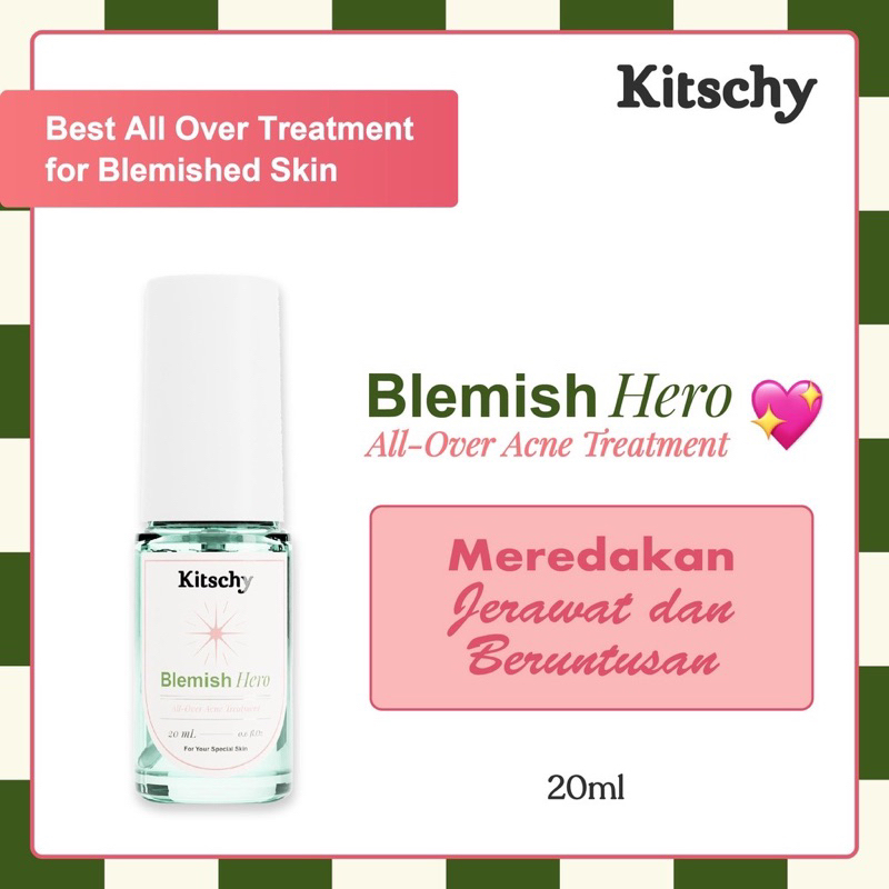 Jual Kitschy Blemish Hero (Acne Treatment Serum) 20ml Shopee Indonesia
