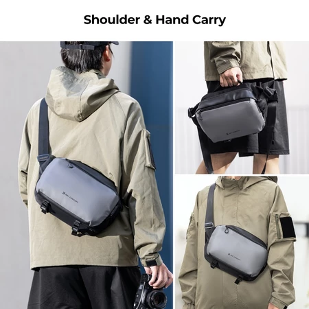 K&F Concept Alpha Sling Bag tas kamera sling tangguh dengan dua mode
