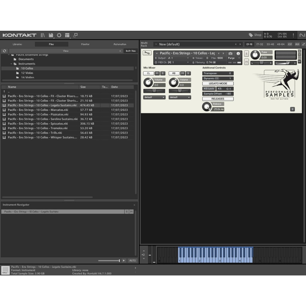 Jual Performance Samples - Pacific Ensemble Strings (KONTAKT) library ...