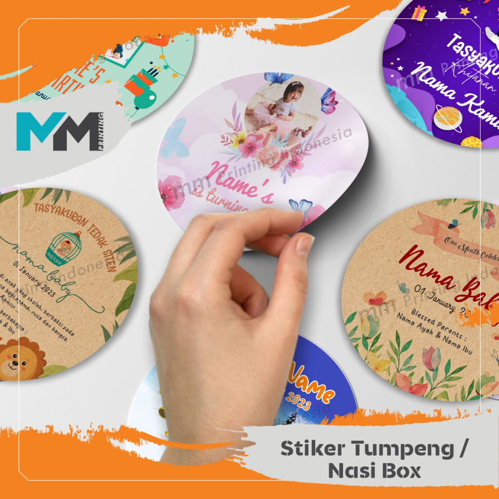 Jual Stiker Ulang Tahun/Stiker Happy birthday/Stiker Ultah/Stiker ...