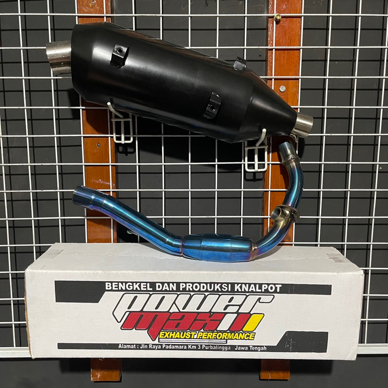 Jual Knalpot Standar Racing Vespa Matic Full System PNP | Shopee Indonesia
