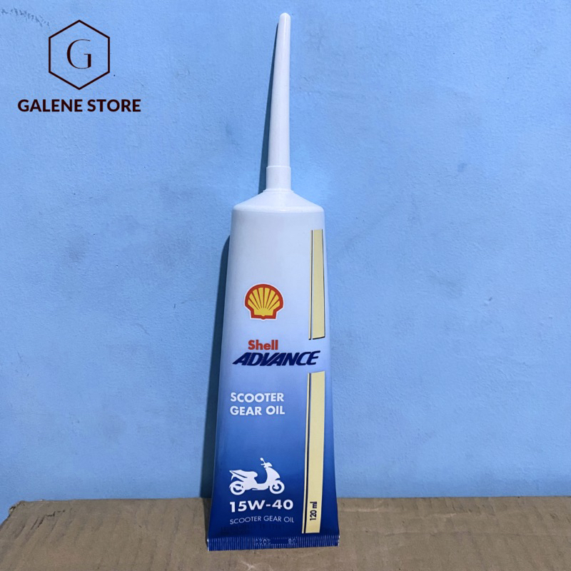 Jual SHELL SCOOTER GEAR OIL 15W40 120ML OLI GARDAN SHELL 120ML Shopee