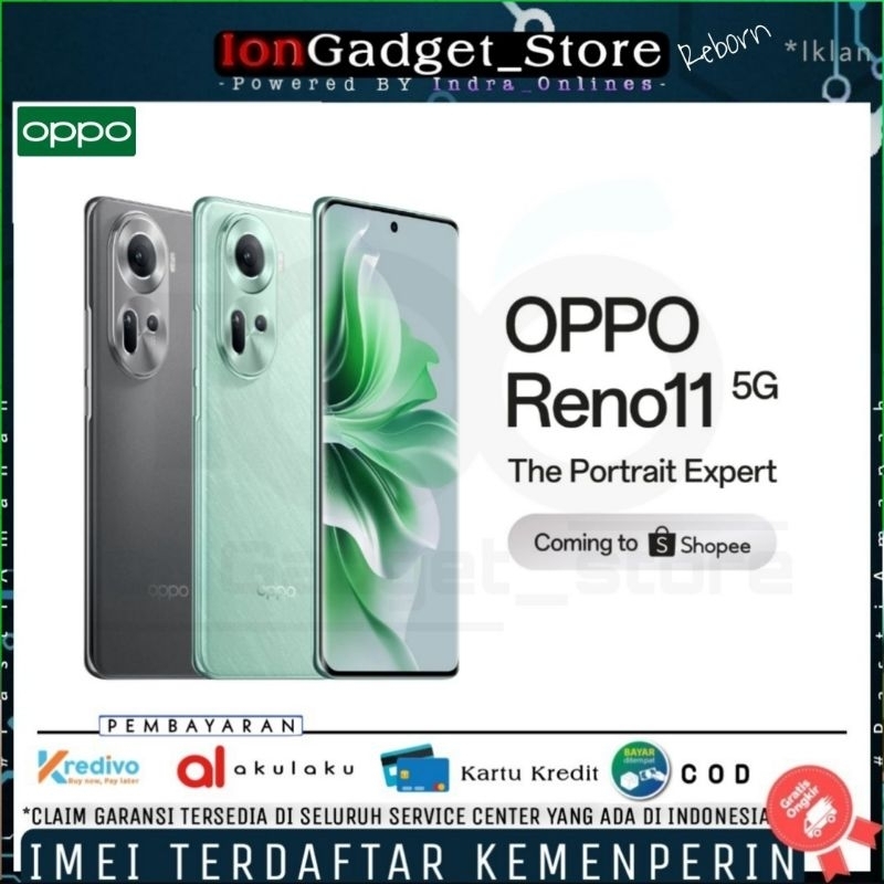 Jual Oppo Reno11 5G 8/256gb 67watt Garansi Resmi | Shopee Indonesia