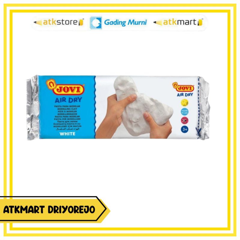 Jual JOVI AIR DRY MODELLING CLAY 500GR 1000GR WHITE - TANAH LIAT UNTUK ...