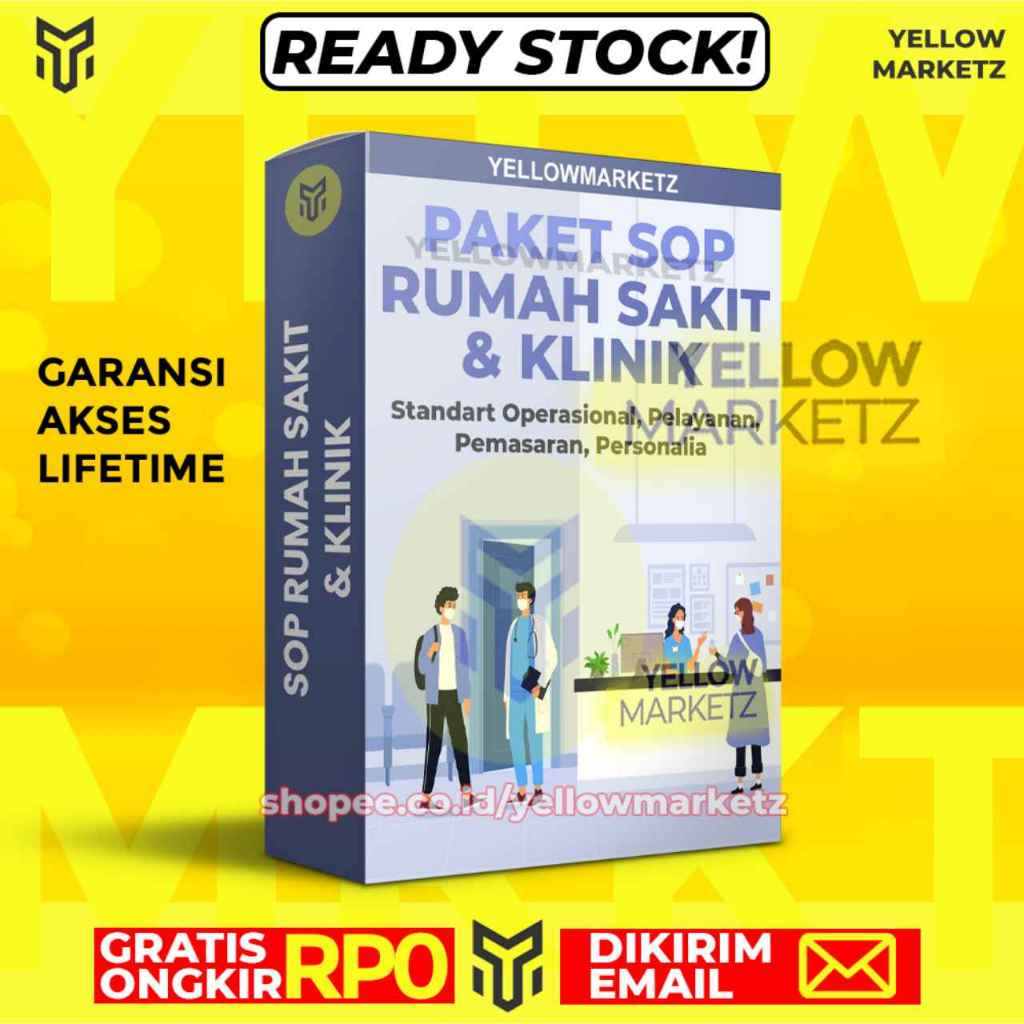 Jual Paket SOP RUMAH SAKIT & KLINIK KESEHATAN - Template Draft SOP ...