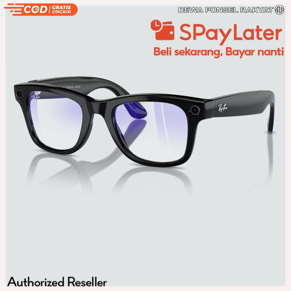 Jual Ray Ban Kacamata Pintar Meta Smart Glasses RayBan Wayfarer ...