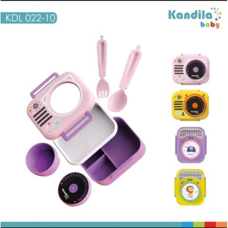 Jual KANDILA LUNCH BOX CHARACTER WITH FORK & SPOON - 680ML / KDL 022-10 ...