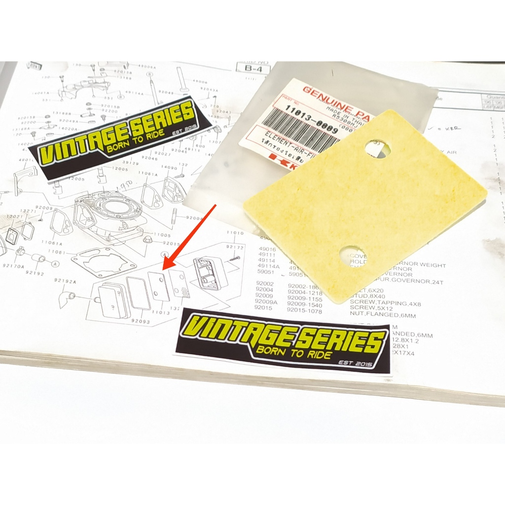 Jual busa kotak hsas ninja r rr ss original 11013-0009 | Shopee Indonesia