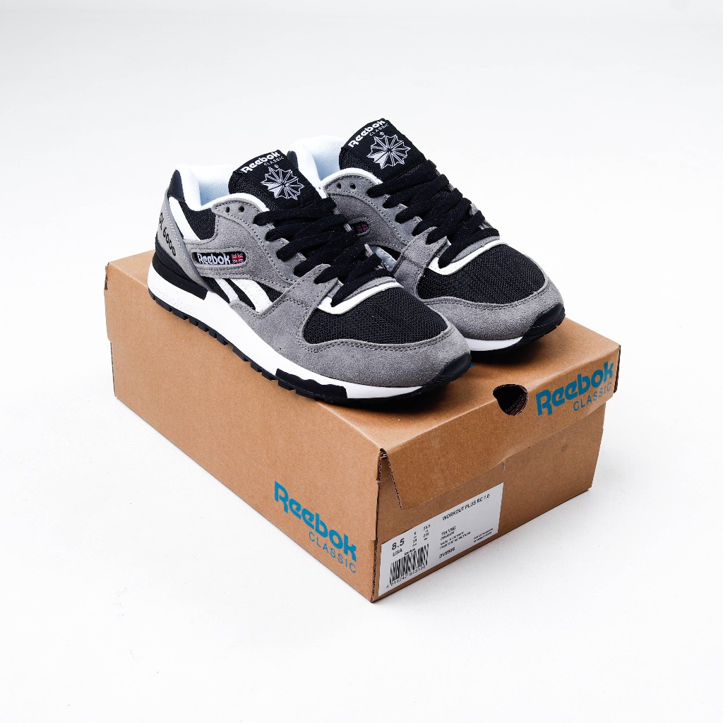 Jual (SLPRDS) Sepatu Reebok Classics GL 6000 Grey Black White | Shopee ...