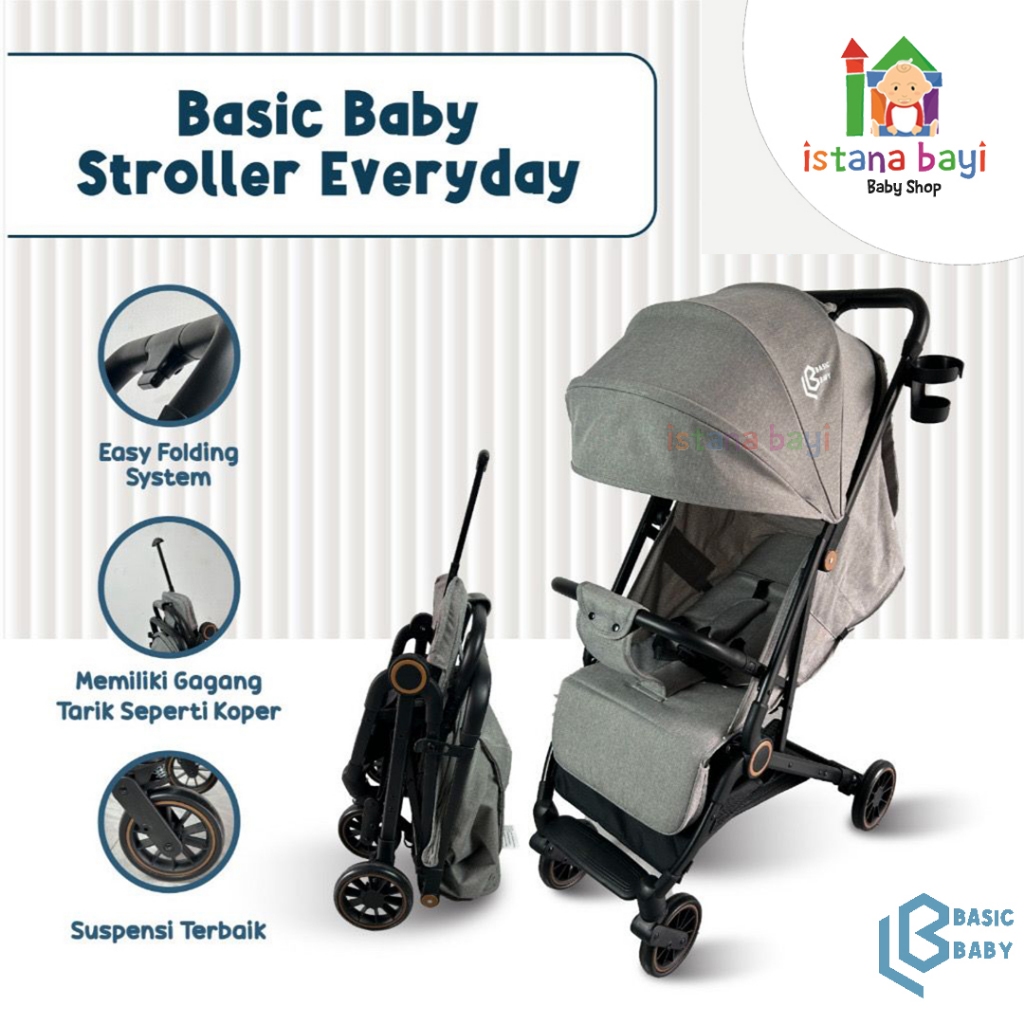 Basic Baby Stroller Everyday – Stroller Bayi Anak Kereta Dorong Bayi