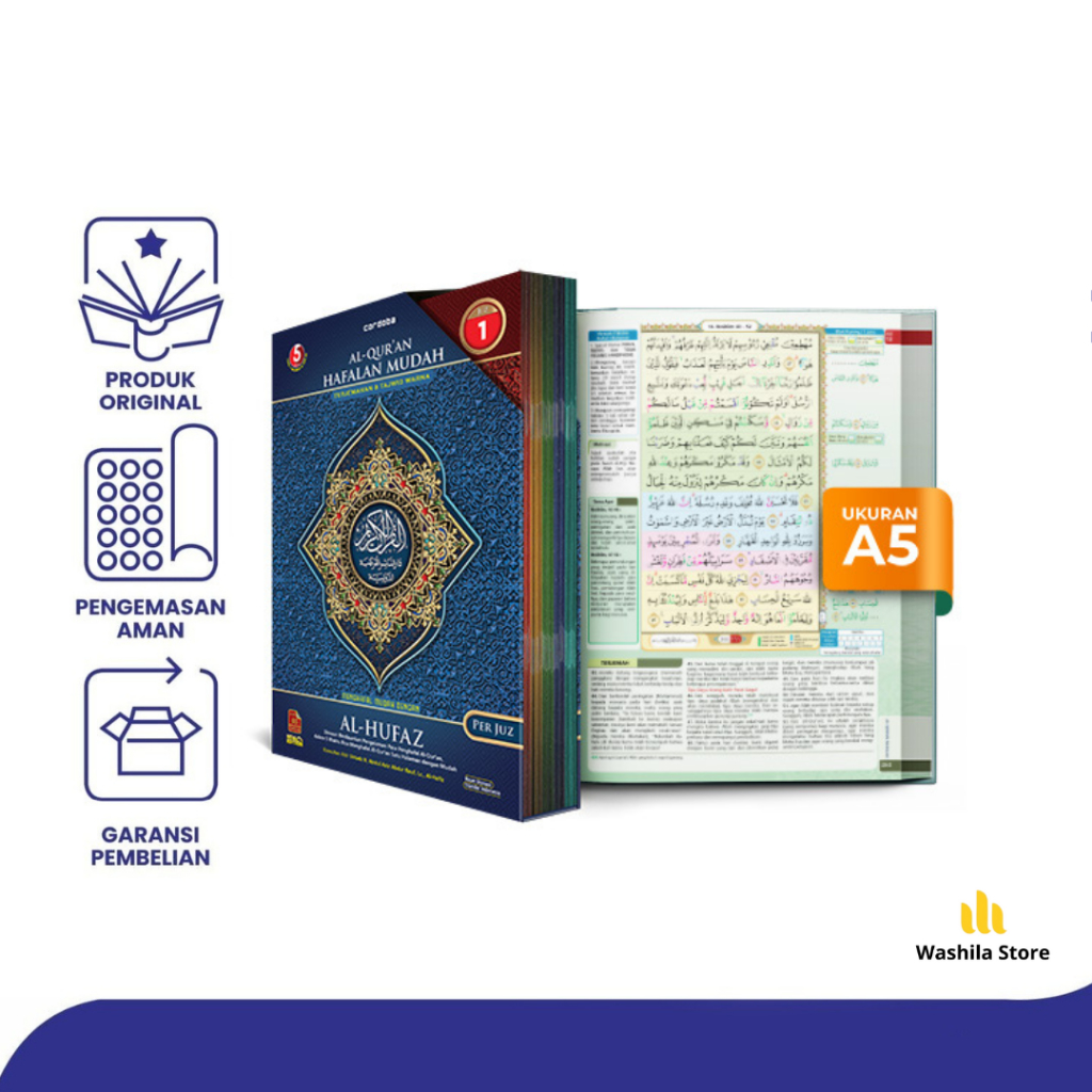 Jual Al Quran AL HUFAZ PER JUZ A4 Ukuran Besar Hafalan Mudah Terjemah ...
