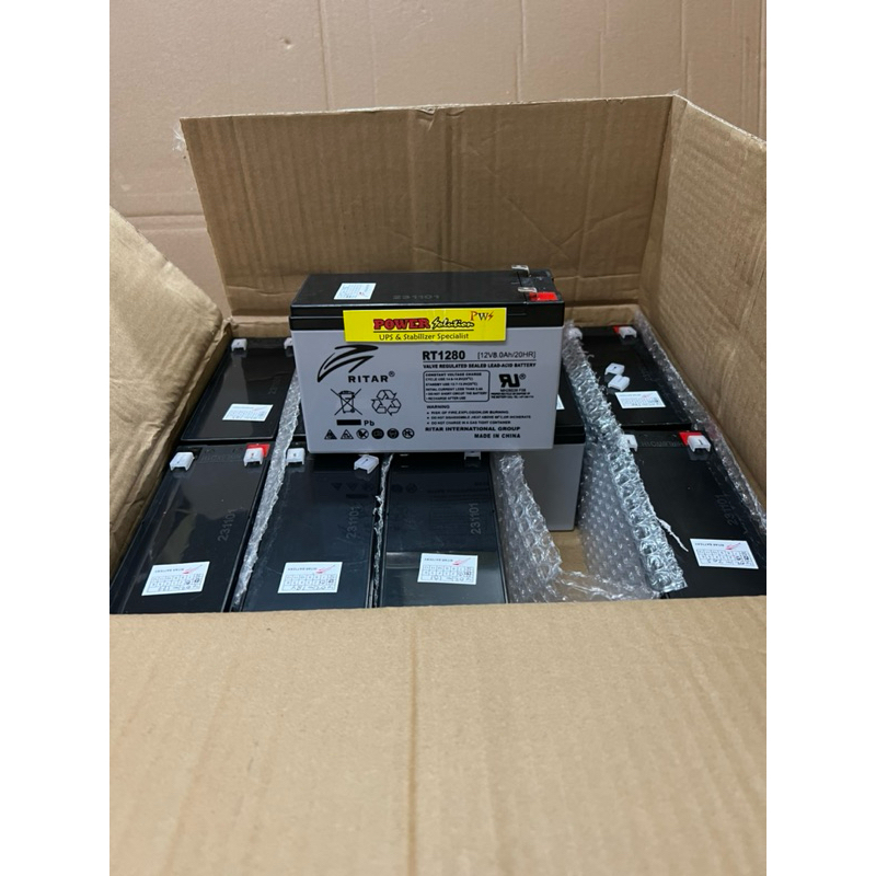 Jual Battery Ritar RT1280 12V 8Ah Baterai Mobil motor mainan Panel ...