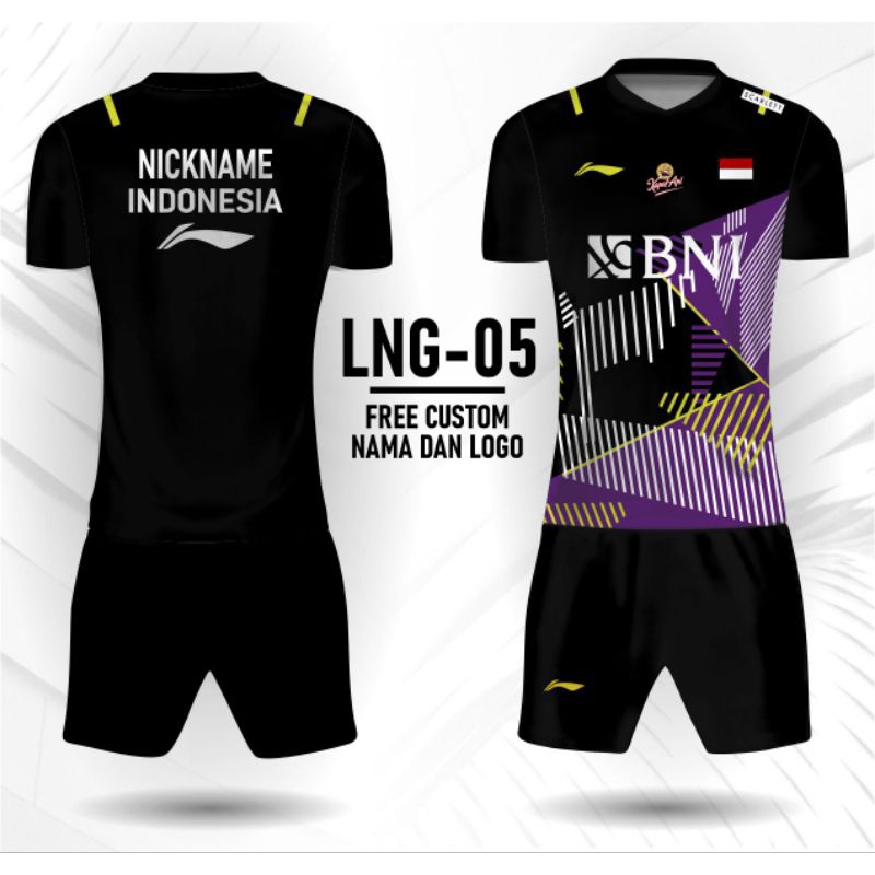 Jual jersey set bulu tangkis all englan 2023 jersey badminton
