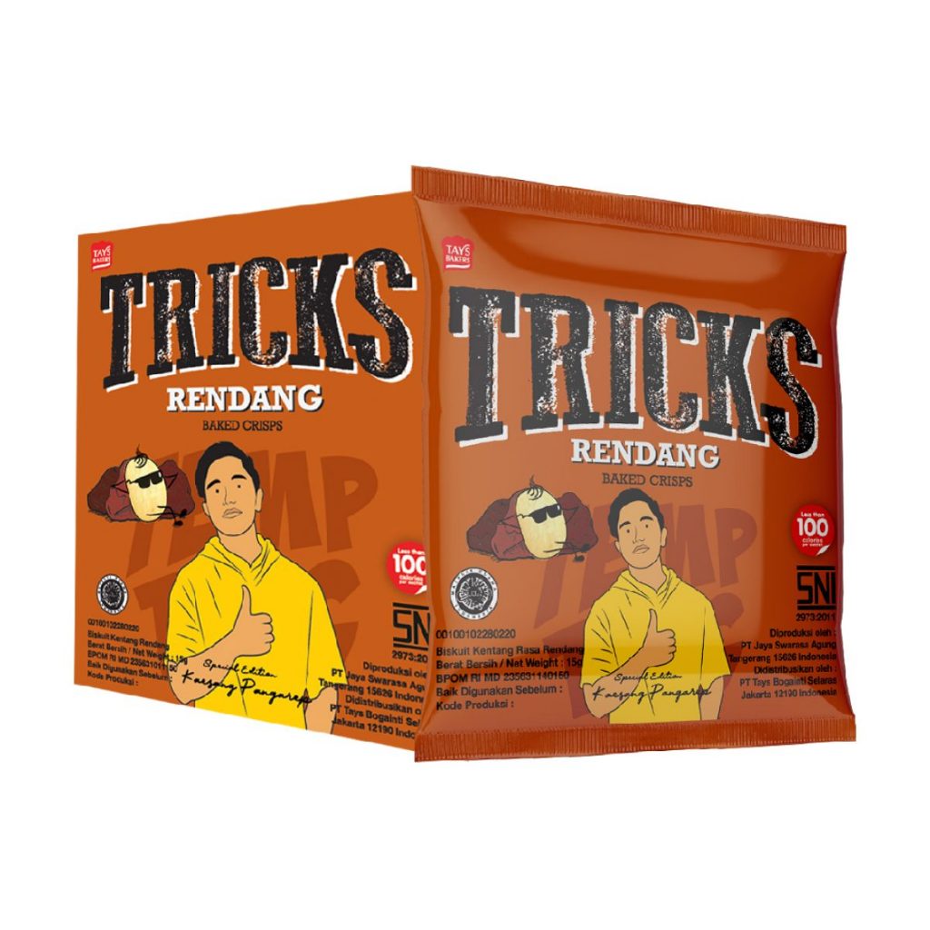 Jual Tricks Biskuit Kentang Potato Baked Chips 10pcs X 20gr Rasa