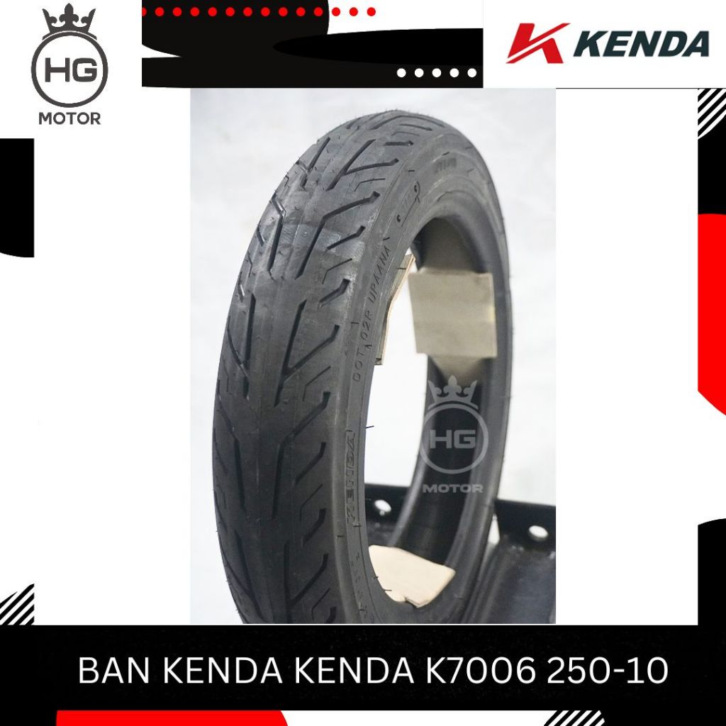 Jual Ban Motor Listrik - Vespa Matic - KENDA K7006 250 Ring 10 Tubeless ...