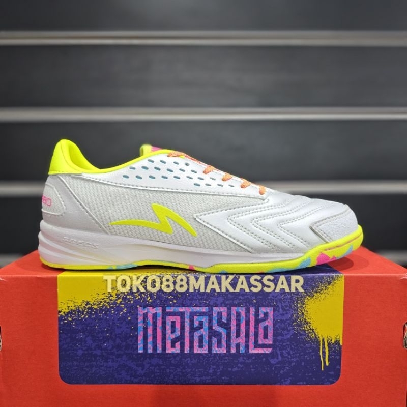 Jual Sepatu Futsal Specs Metasala Grand Turbo Cs Pearl White