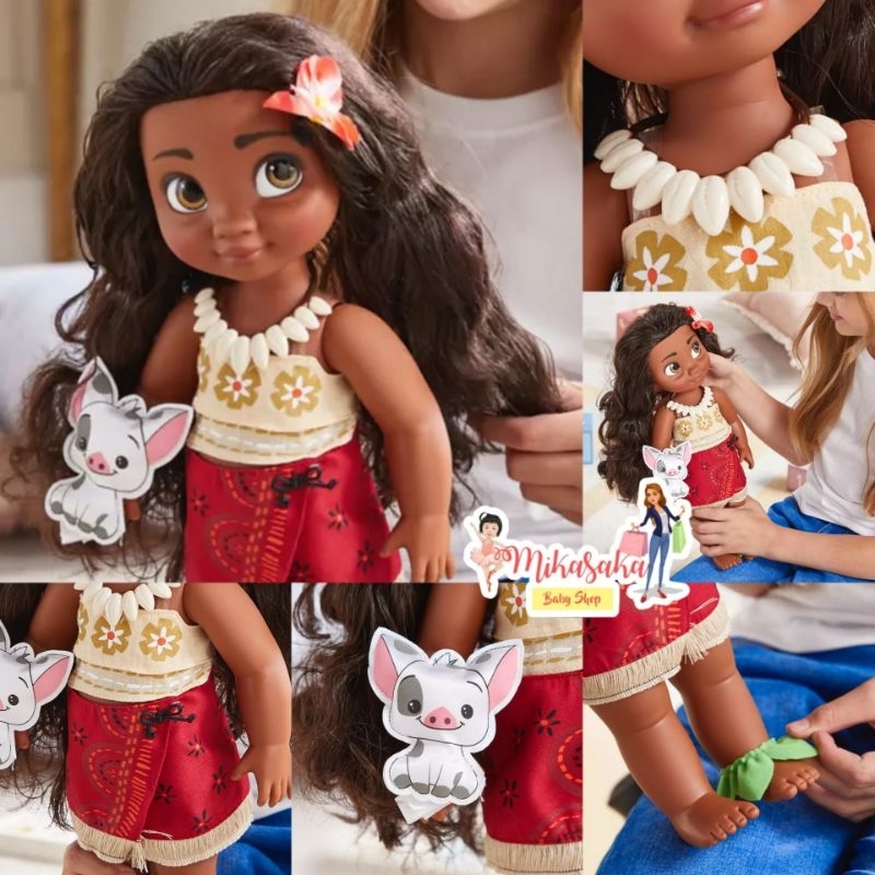 Jual [PO] Princess Moana Disney Animators Moana Doll Disney