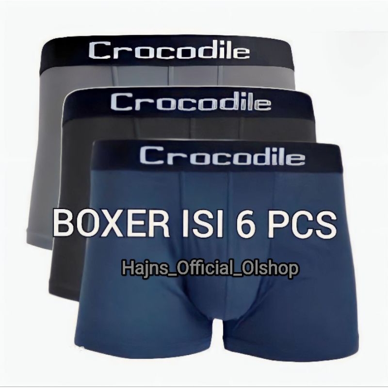 Jual Celana dalam Pria Boxer 6 pcs Dewasa Nyaman Bahan Katun Spandek ...