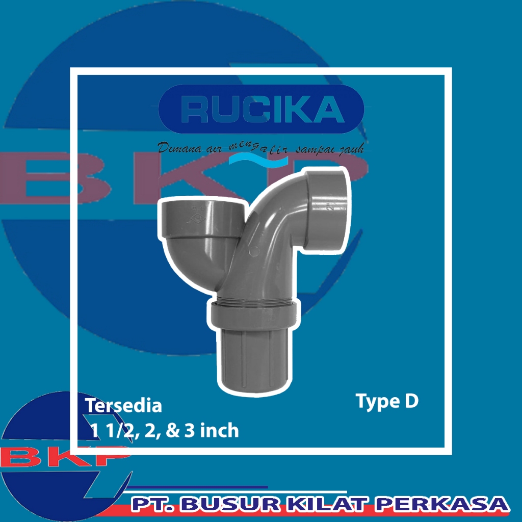 Jual P Trap Inch Pvc Rucika D Sambungan Pipa Shopee Indonesia