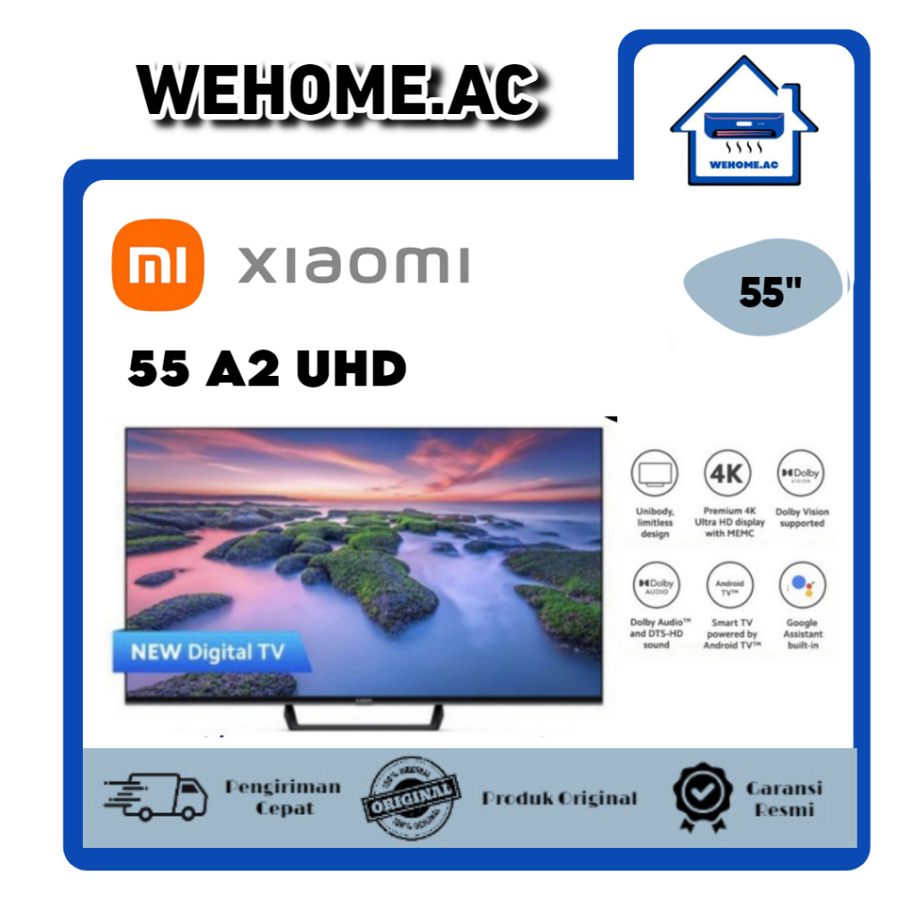 Jual TV LED Xiaomi A2 55 UHD TV Xiomi Android 11 Xiaomi TV 55 Inch ...