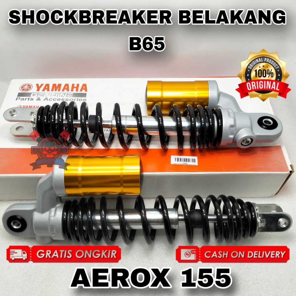 Jual SHOCKBREAKER BELAKANG YAMAHA B65-T BUAT MOTOR AEROX ASLI ORIGINAL ...