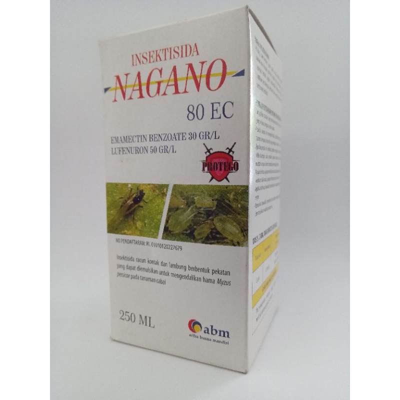 Jual Insektisida Nagano 80EC 250ML racun ulat dan kutu daun | Shopee ...