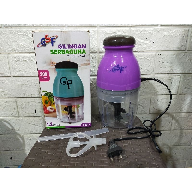 Jual Chopper Mini GSF G4077 / Chopper Daging / Penggiling Daging Buah